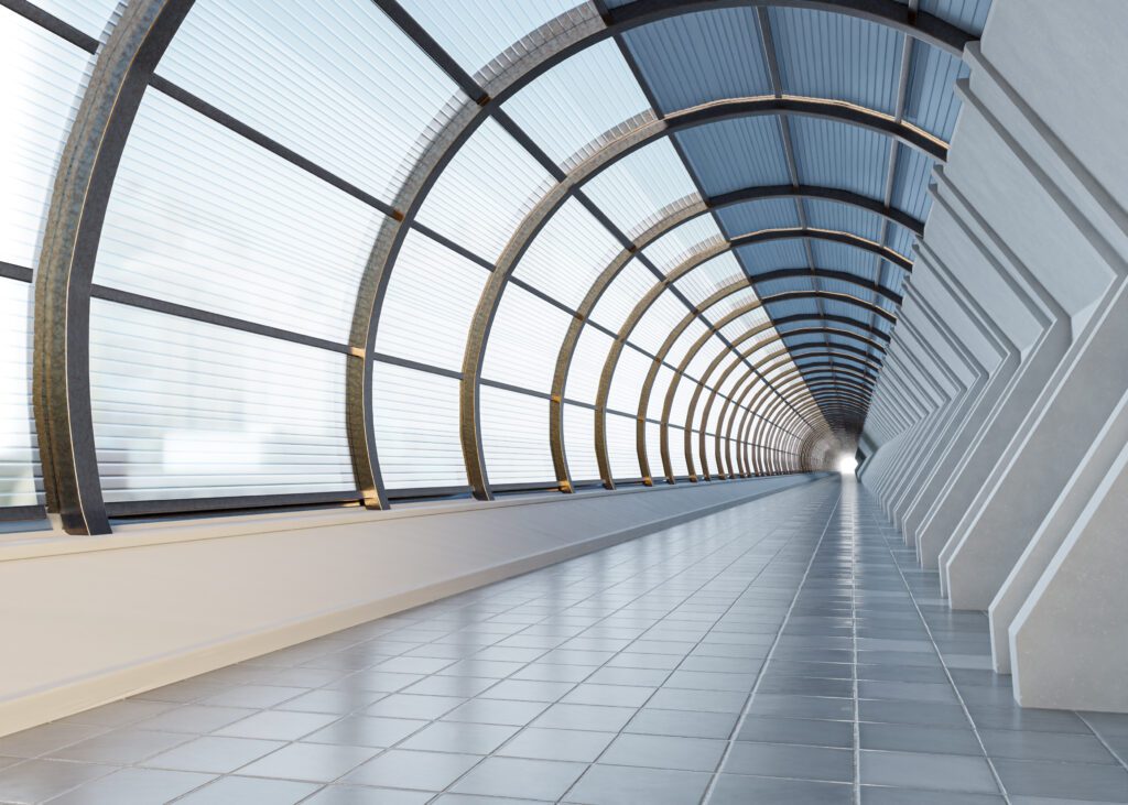 Empty hallway background